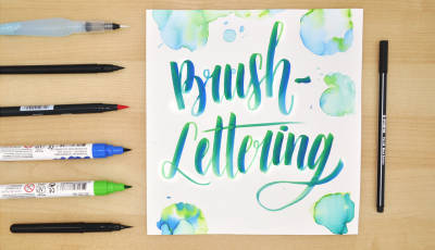 Brush-Lettering: wie es funktioniert
