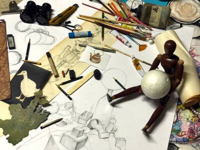 Mappenvorbereitung / Offener Kunstsalon für Zeichnen, Malen, Gestalten und mehr