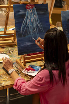 Paint & Wine am Retzhof - (eine) RUNDE SACHE