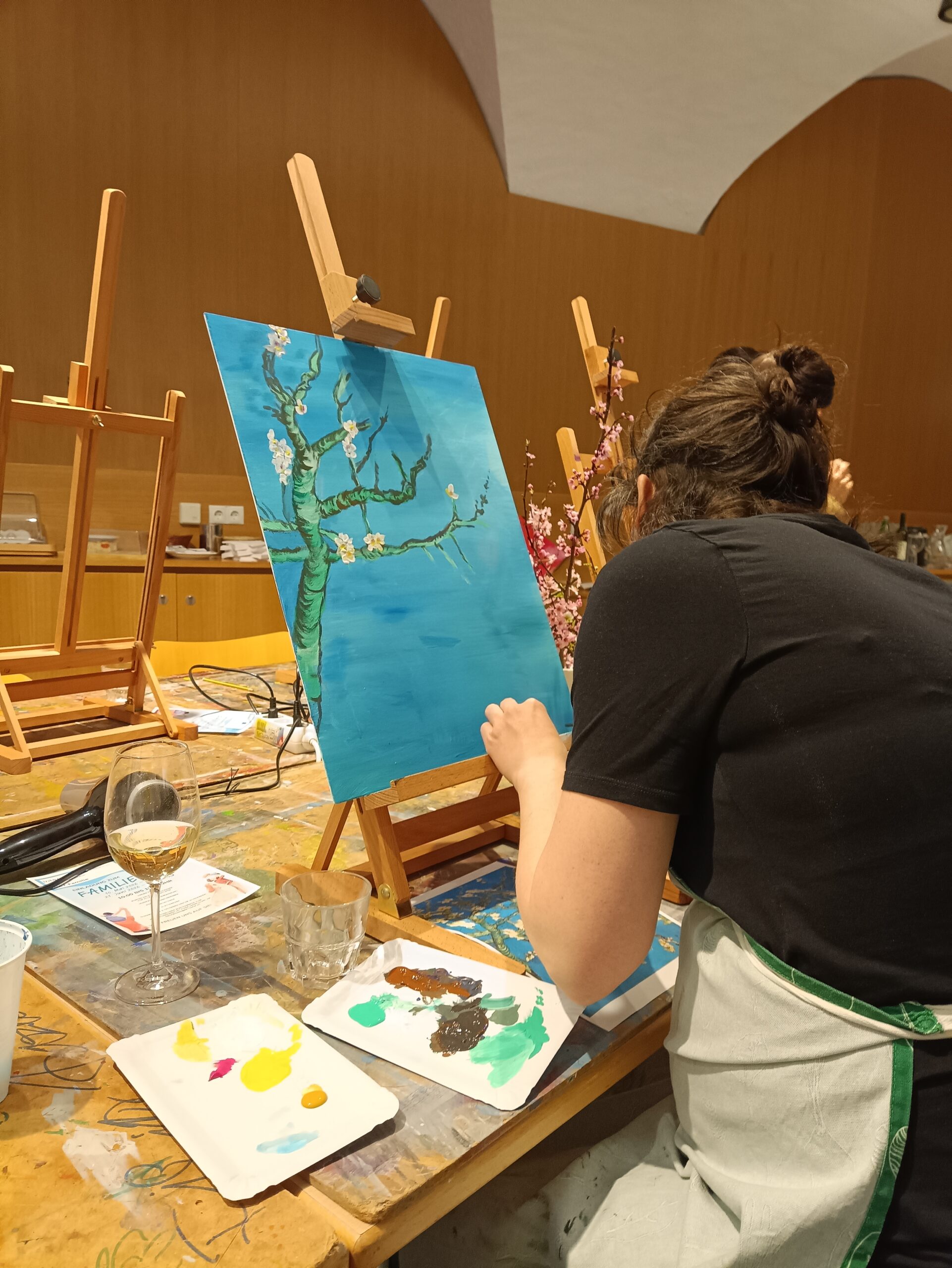 Paint & Wine am Retzhof - Gold und Silber