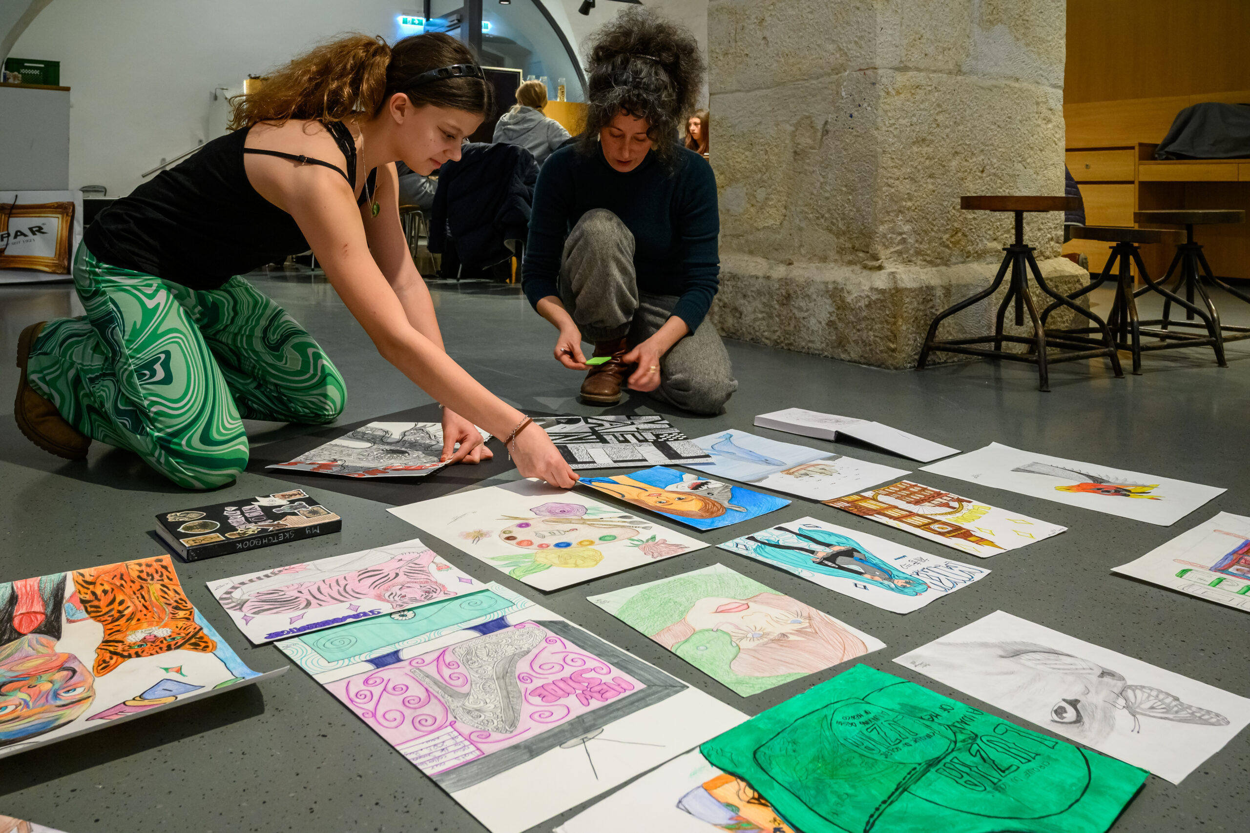 Offener Kunstsalon – Mappenvorbereitung